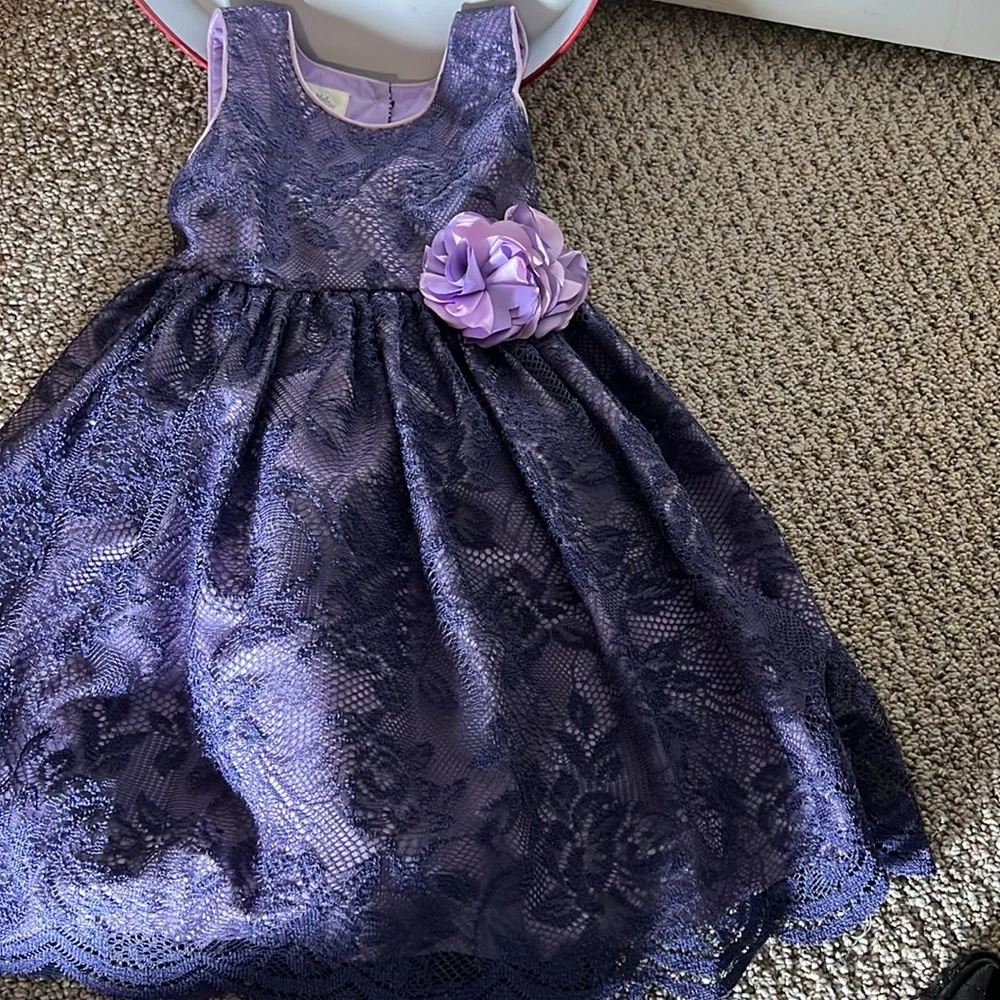 Laura Ashley girls Lacey Dress size 4 - Picture 2 of 12